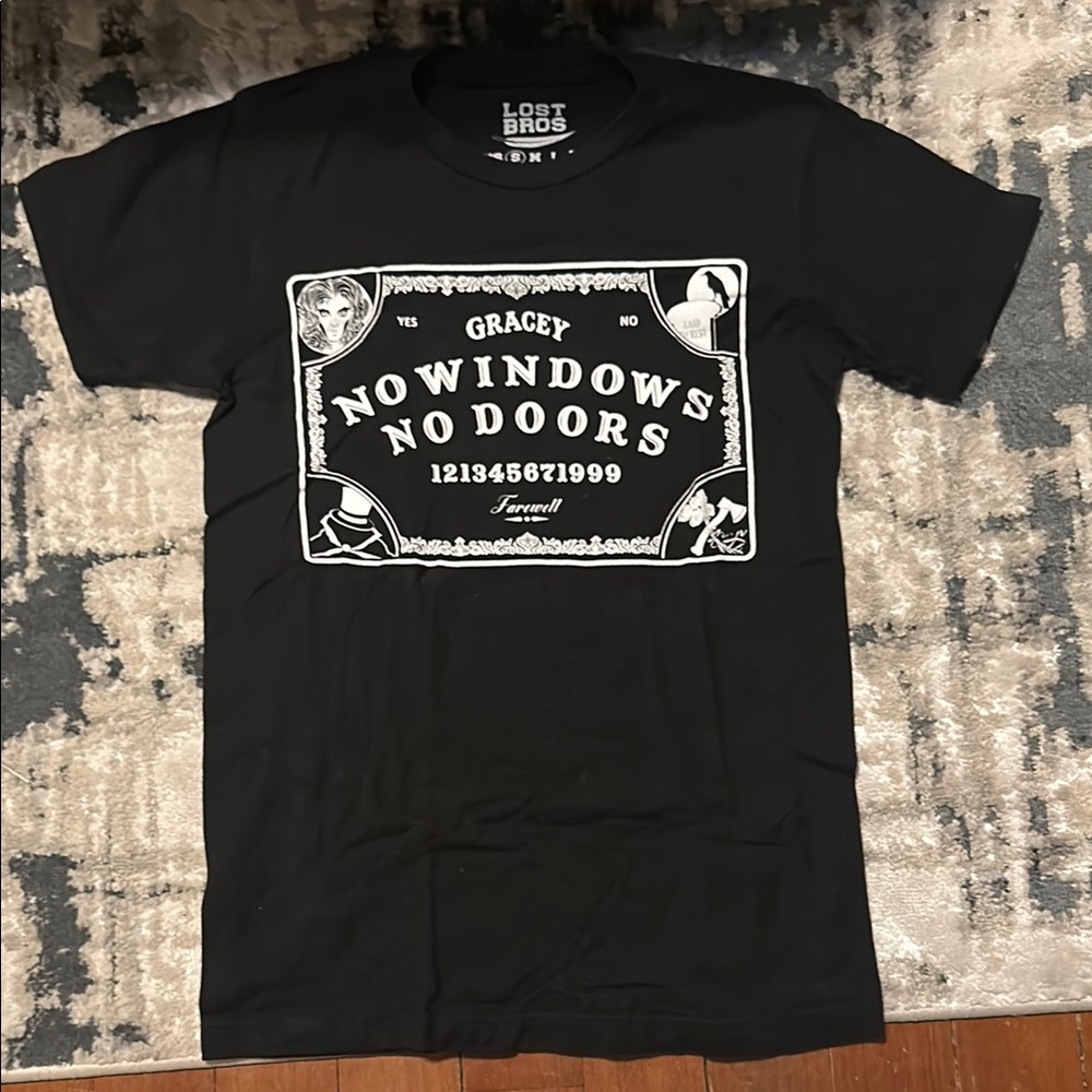 Lost Bros Haunted Mansion Ouija Board Tee Size Small